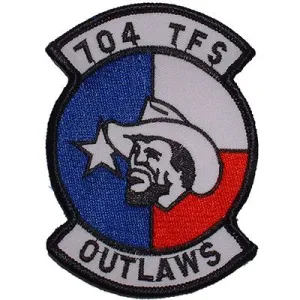 US Military USAF 704th TFS Outlaws Patch
