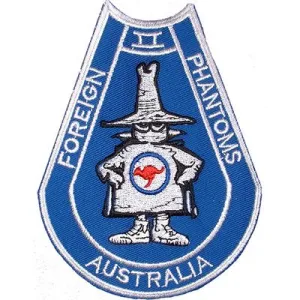 US Military USAF Australia Foreign Phantoms II Patch