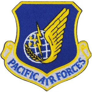 US Military USAF Pacific Air Forces Patch