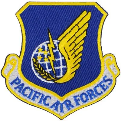 US Military USAF Pacific Air Forces Patch