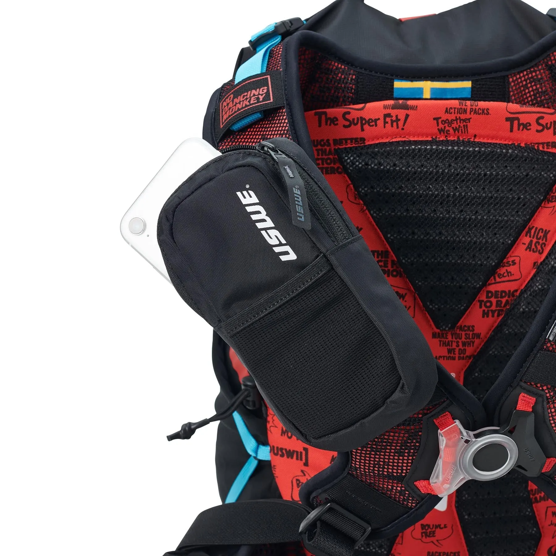 USWE Hajker 24L MTB & Hiking Rolltop Daypack - Carbon Black