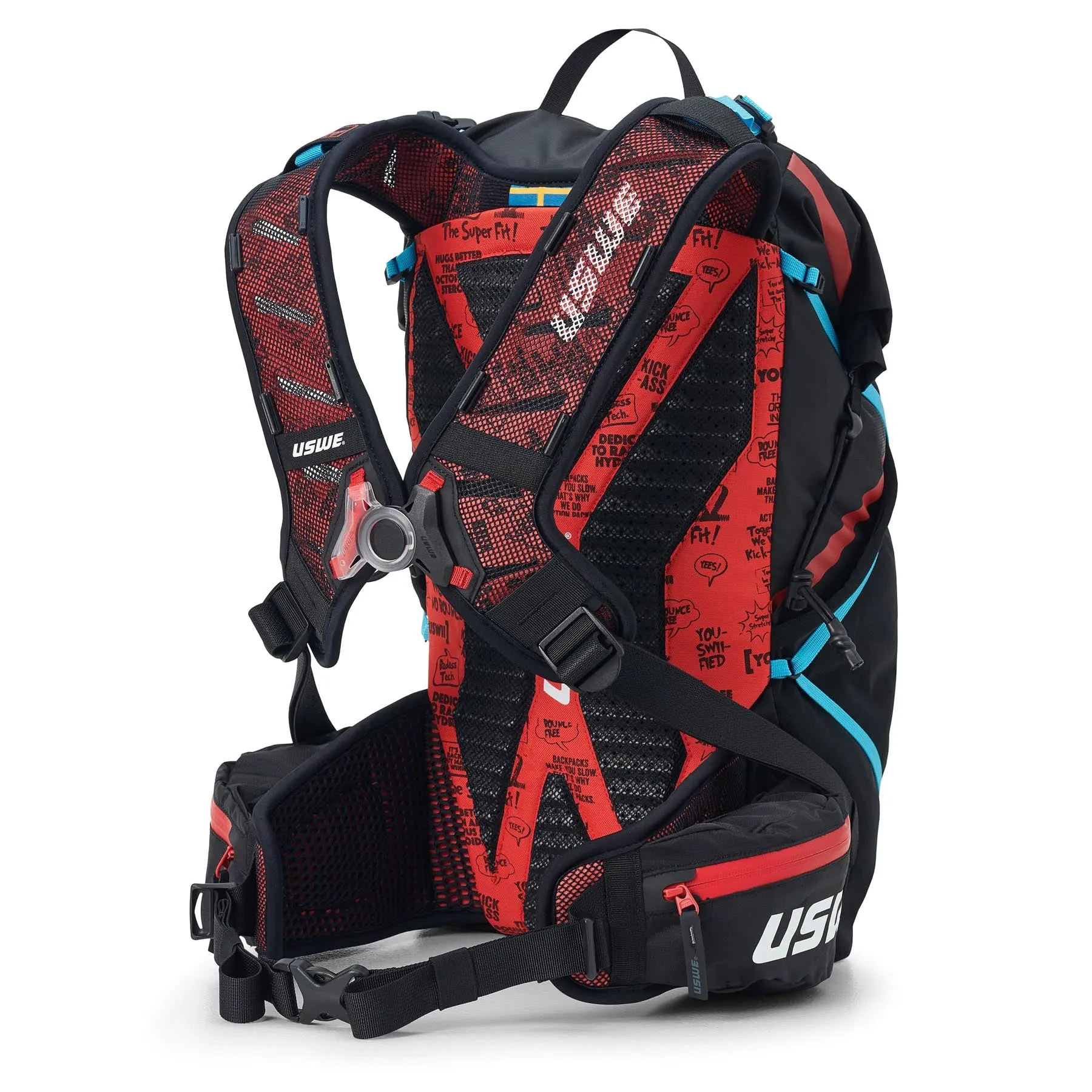 USWE Hajker 24L MTB & Hiking Rolltop Daypack - Carbon Black
