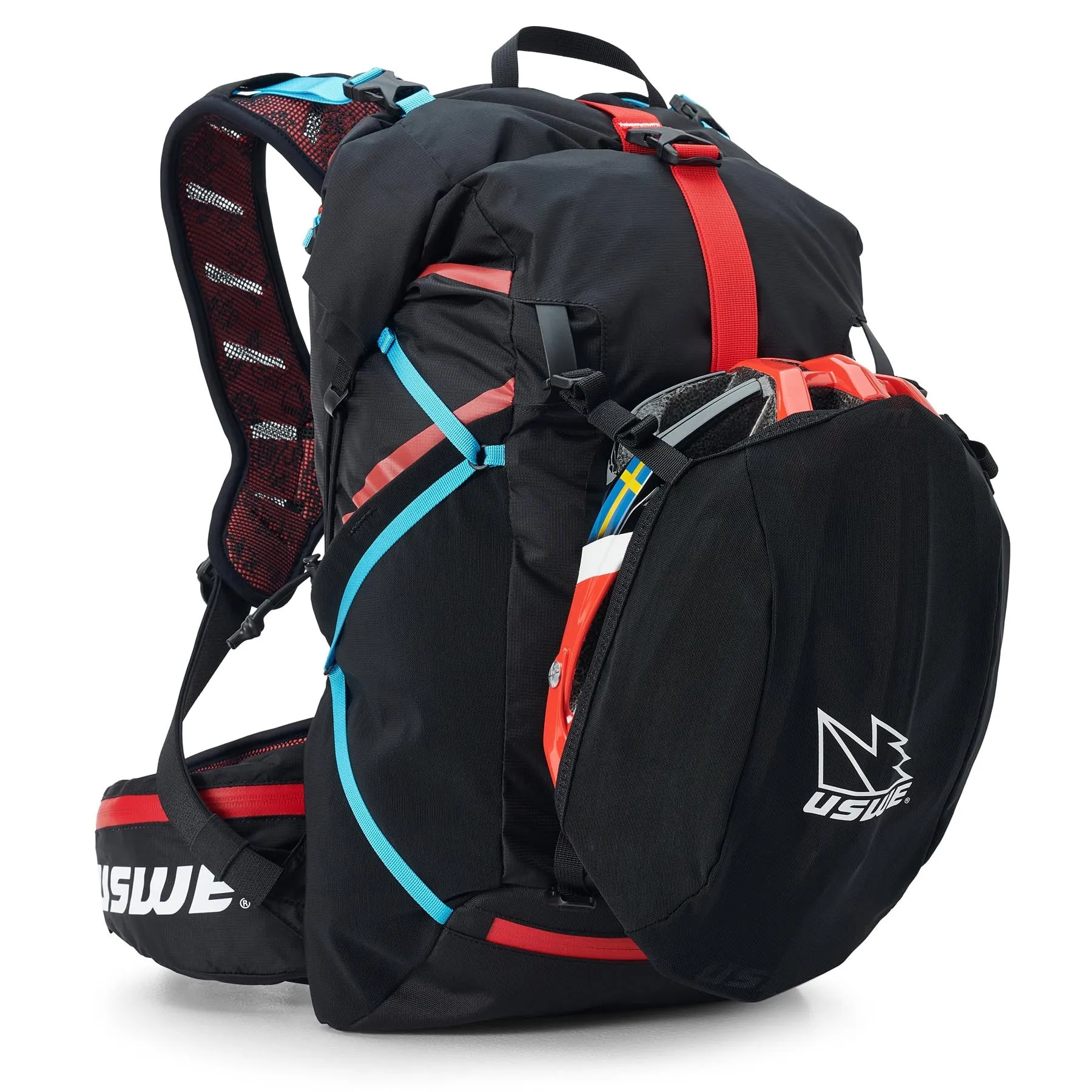 USWE Hajker 24L MTB & Hiking Rolltop Daypack - Carbon Black