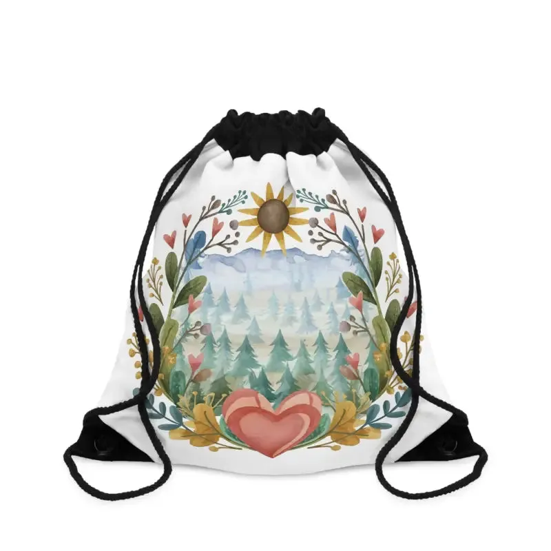 Vibrant Practical Spring Season Drawstring Bag