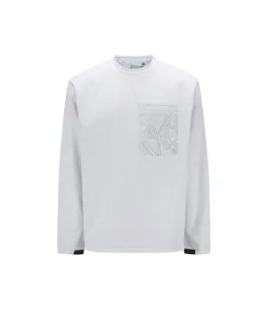 Vice Golf Atelier Men's Pocket Point Crew Neck T-Shirt - Light Gray