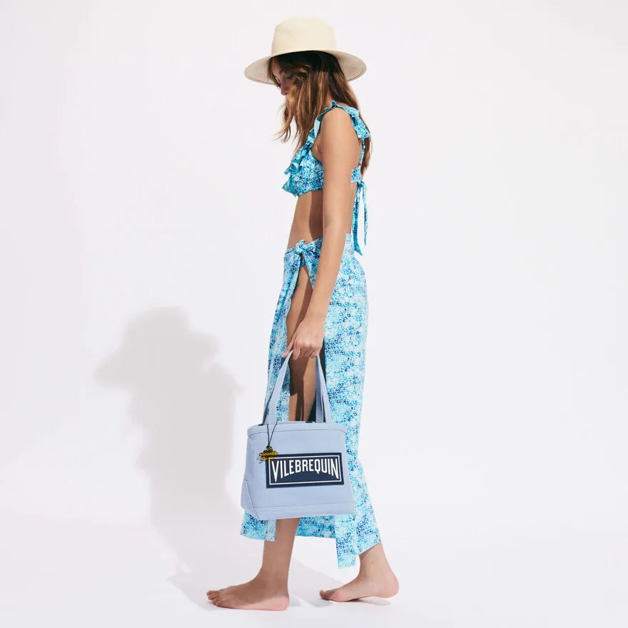 VILEBREQUIN Canvas Marine Unisex Beach Bag