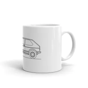 Volkswagen Golf GTI MK1 Outline Mug