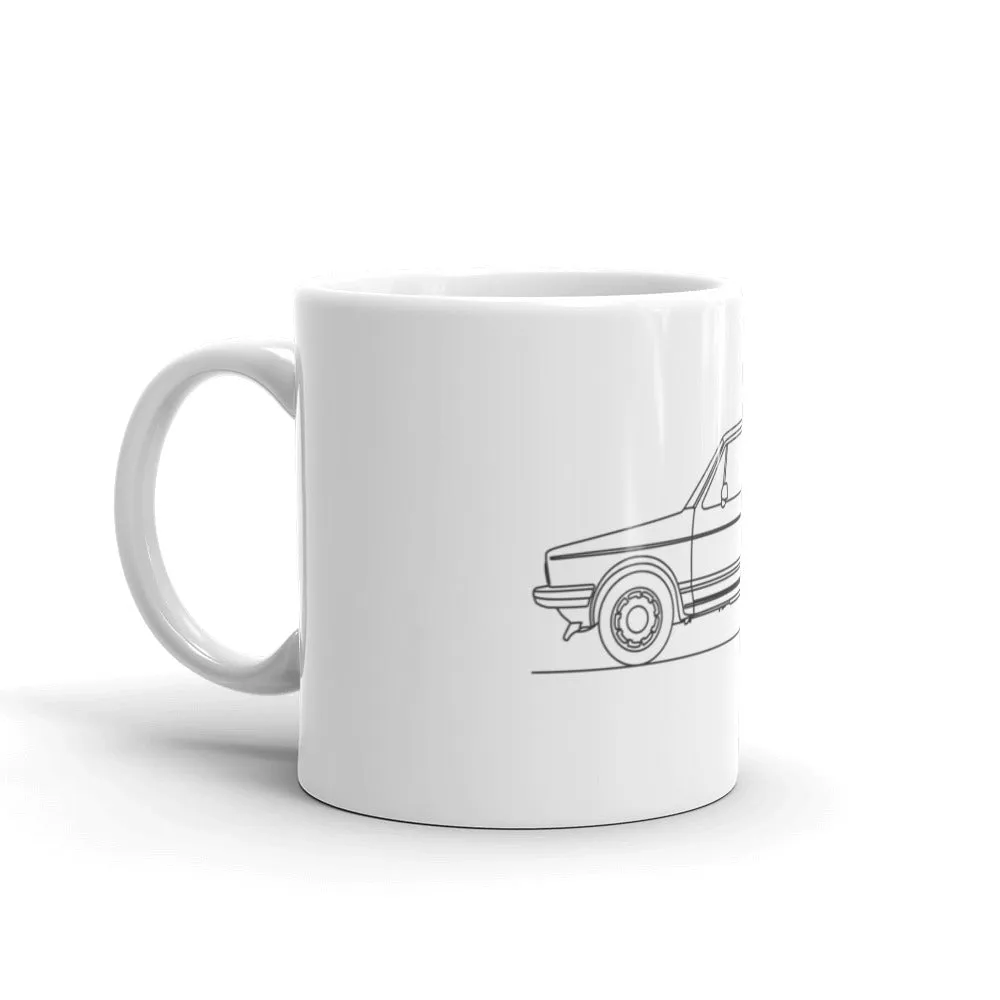 Volkswagen Golf GTI MK1 Outline Mug