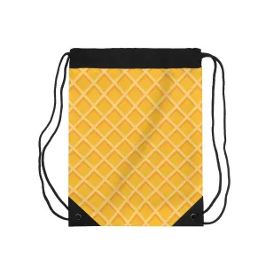 Waffle Drawstring Bag