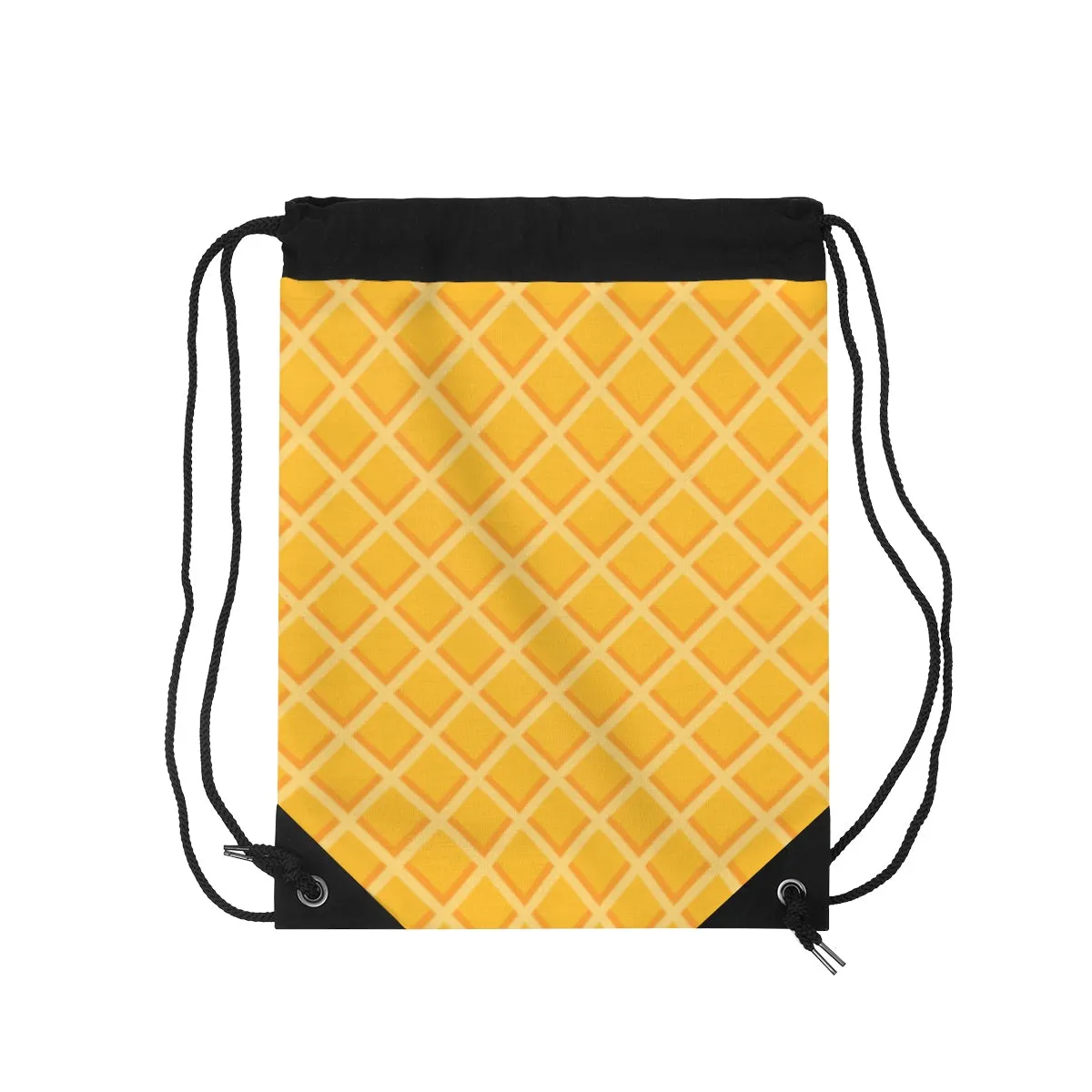 Waffle Drawstring Bag