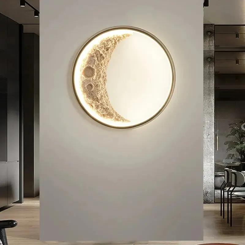 Waterproof Outdoor Moon Wall Light