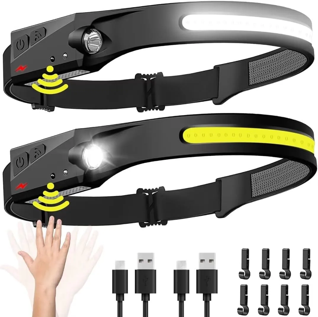 Waterproof rechargeable headlamp for outdoor adventures
