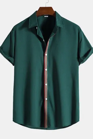 Webbing Paneled Shirt
