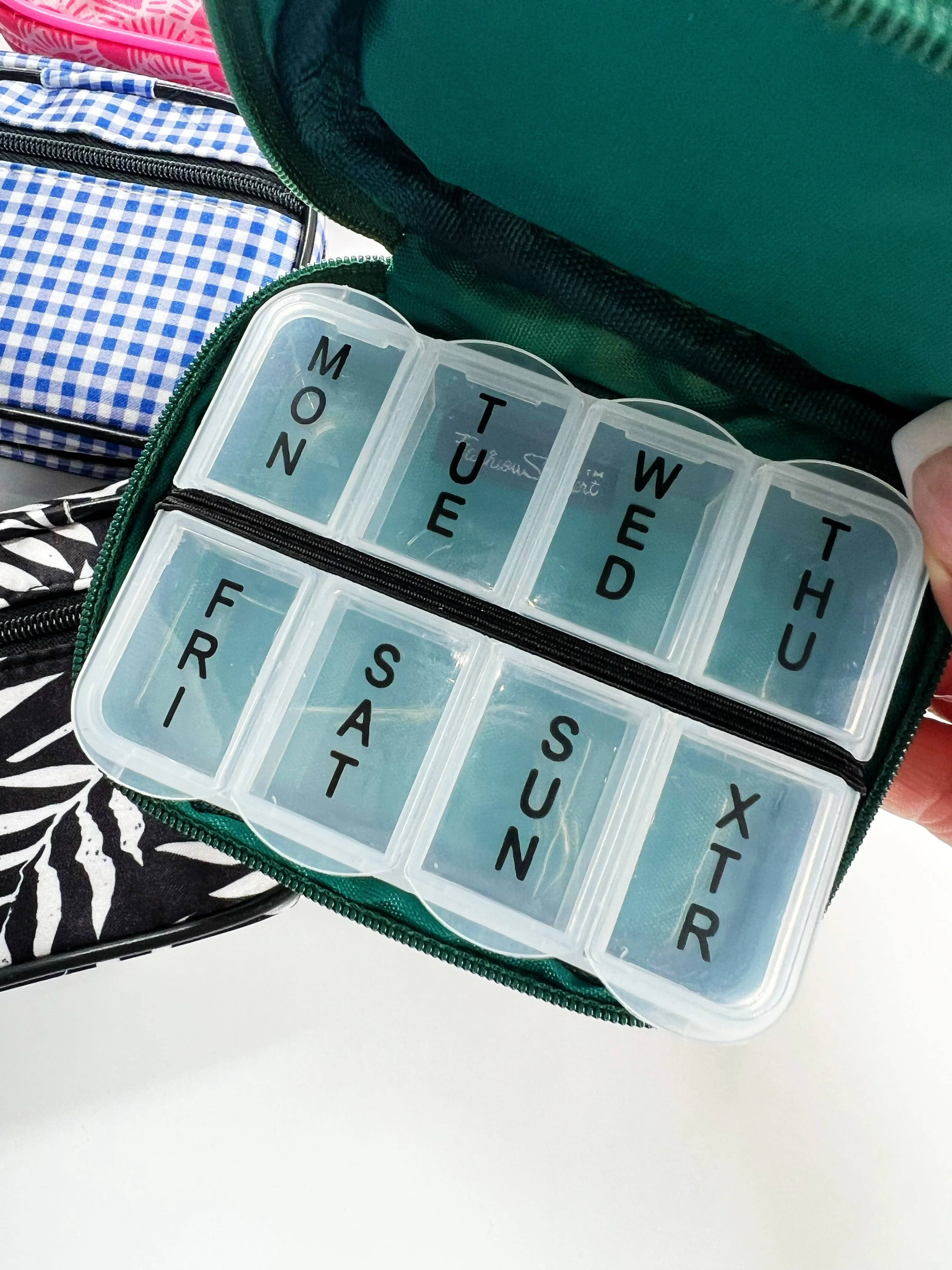 Wellness Keeper Zippered Pill & Vitamin Case-MULTI