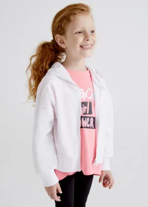 White Zippered Hoodie 3.428