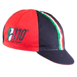 WILIER 110TH ANNIVERSARY BLACK RED CYCLING CAP ACCESSORY