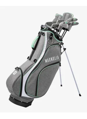 Wilson Magnolia Mint Complete Womens Golf Set Tall ( 1 Inch) - Stand Bag