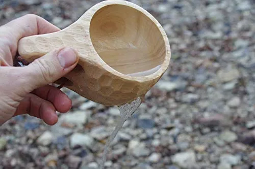 Wisemen Trading Kuksa Traditional Nordic Wooden Camp Cup.