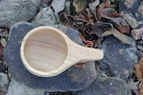 Wisemen Trading Kuksa Traditional Nordic Wooden Camp Cup.