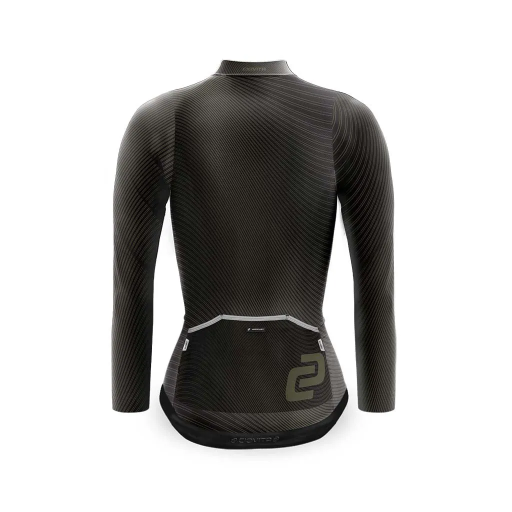 Women's Motion Long Sleeve Flyweight Jersey (Black)