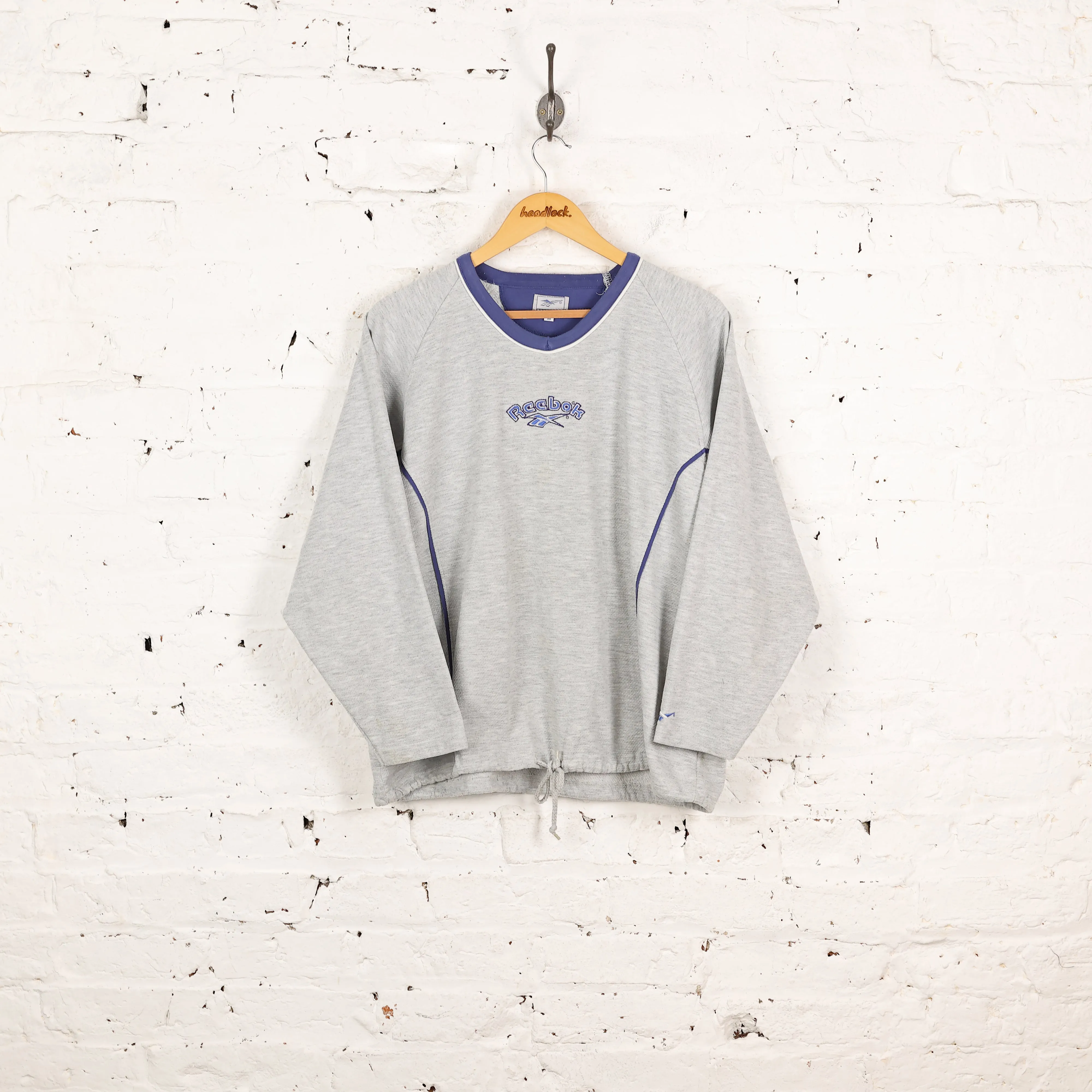Women's Reebok 90s Sweatshirt - Grey - Women's XL