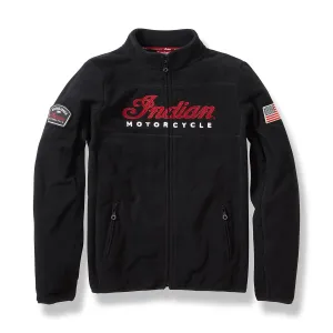 Women's Zip Thru Fleece, Black