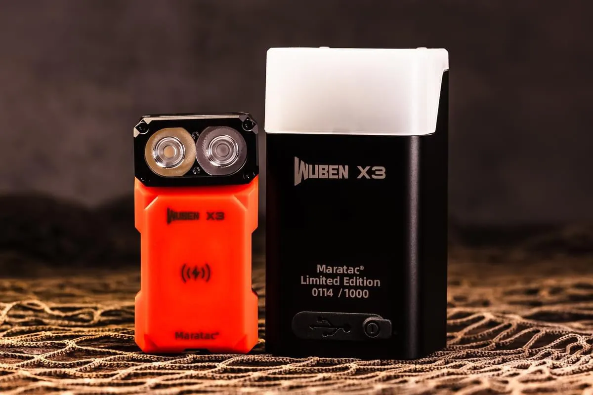 Wuben X3 Gen II - Beacon All-in-One Flashlight   ( Wireless ⚡️ Dock Included ) - CC Exclusive!