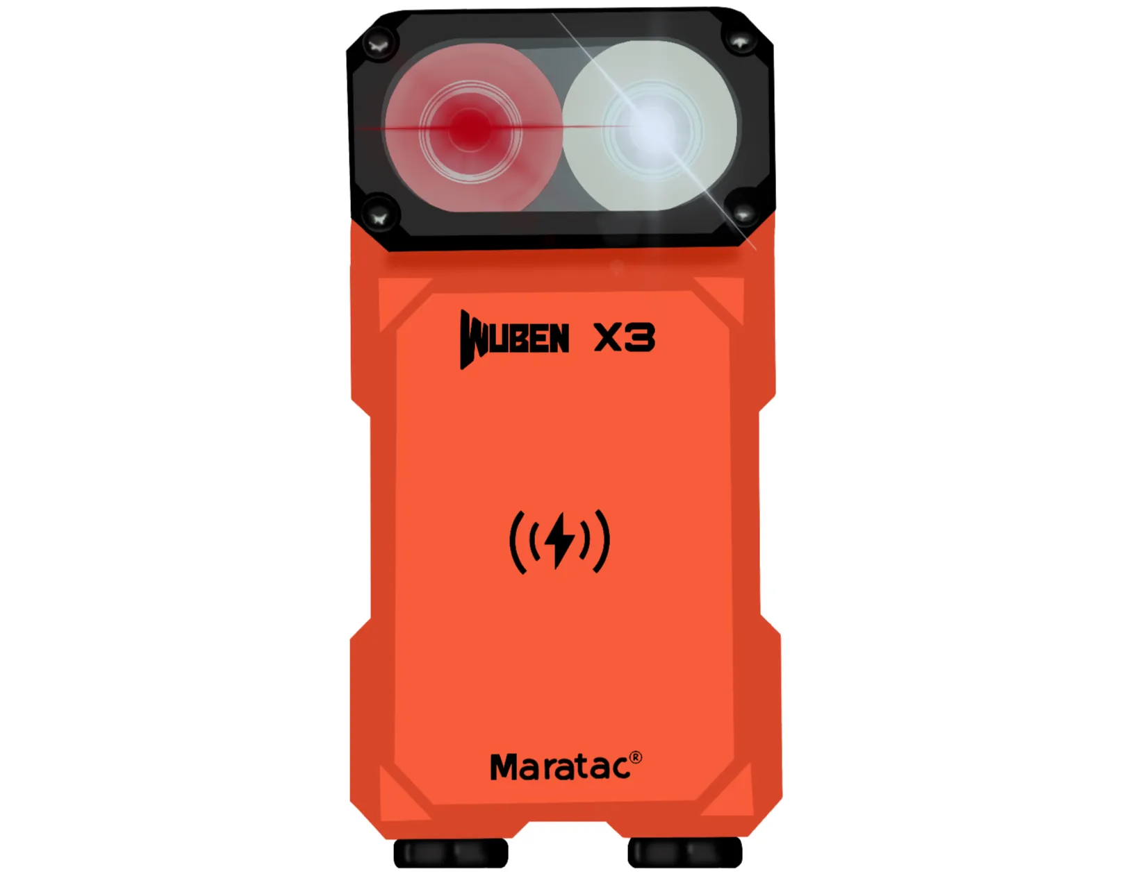 Wuben X3 Gen II - Beacon All-in-One Flashlight   ( Wireless ⚡️ Dock Included ) - CC Exclusive!