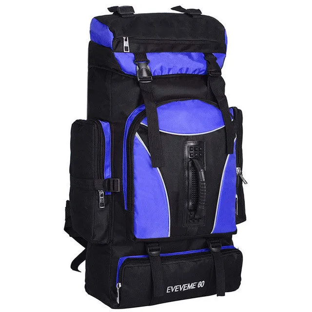 YUETOR 60L Outdoor Cackpack Unisex Travel Multi-purpose Climbing Backpacks Hiking Big Capacity Rucksacks Camping Sports Bags