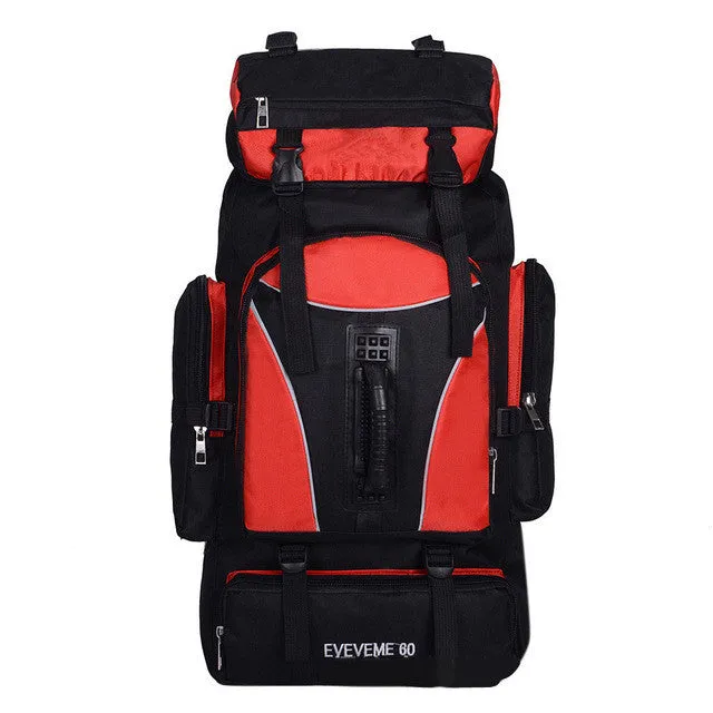 YUETOR 60L Outdoor Cackpack Unisex Travel Multi-purpose Climbing Backpacks Hiking Big Capacity Rucksacks Camping Sports Bags