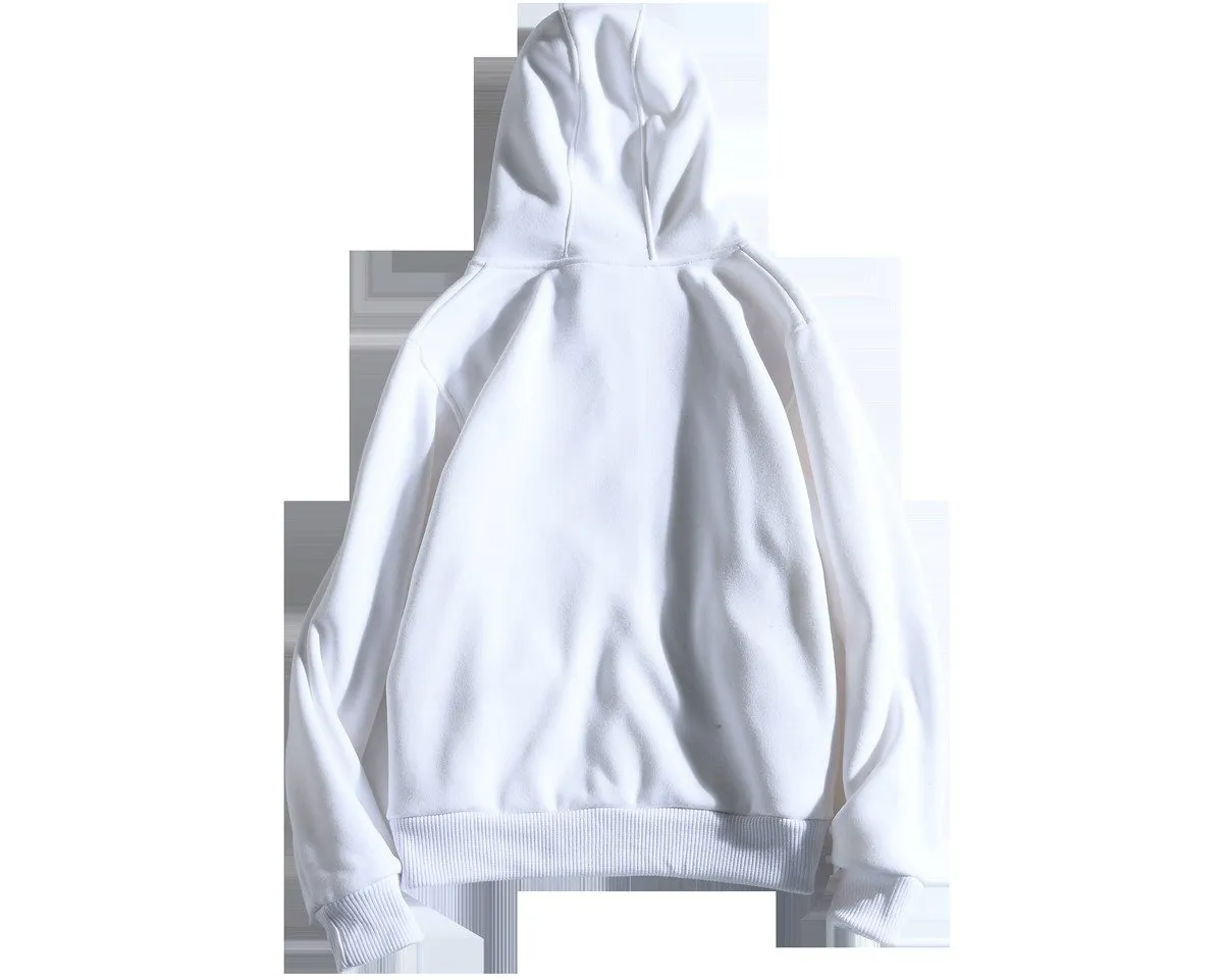 Zippered Long-Sleeved Sweater With Hood And 2 Pockets
